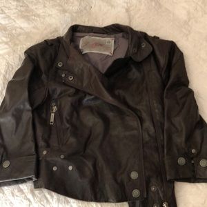 River island leather moto jacket